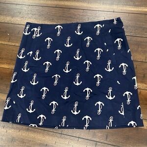 J Crew Factory Anchor Skirt size 6